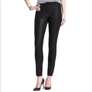 Banana Republic Sloan Faux-Leather Front Pants
